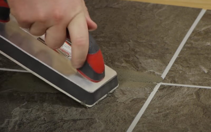 How To Grout L And Stick Vinyl Tile, How To Install Vinyl Groutable Tile