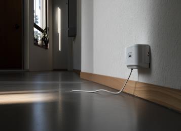 How To Ethernet Cable Between Floors Through House Without Drilling?
